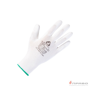 Перчатки нейлоновые с полиуретановым покрытием JP011w белые. Артикул: 10063. Цена от 104 р.
