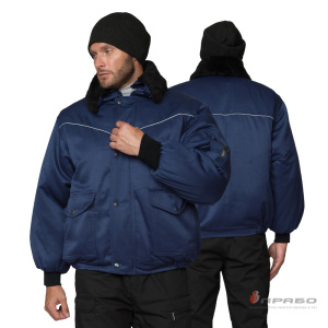 Куртка мужская утеплённая «Механик» тёмно-синяя. Артикул: Кур004. Цена от 1 360,00 р. в г. Новосибирск