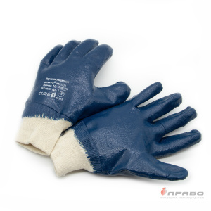Перчатки с полным нитриловым обливом и манжетой резинка Scaffa NBR1530. Артикул: 9954. Цена от 210 р.