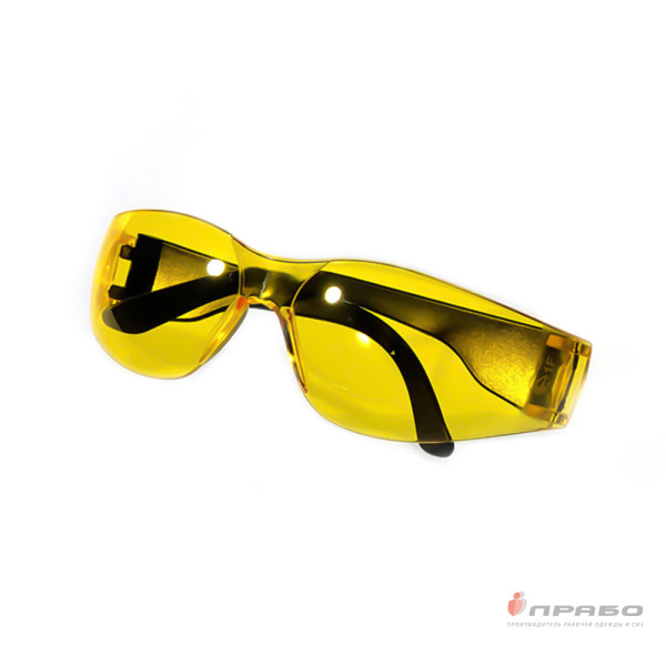 Очки защитные открытые «Классик Тим» жёлтые арт. ОЧК202. Артикул: 9382. #REGION_MIN_PRICE#