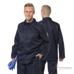 Костюм мужской кислотощелочестойкий (КЩС) синий (куртка и брюки). Артикул: Ar204. Цена от 3 760 р. в г. Новосибирск