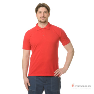 Рубашка «Поло» с коротким рукавом красная. Артикул: Трик1031. Цена от 1 130 р.