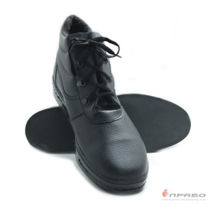 Ботинки юфтевые для асфальтоукладчика чёрные. Артикул: Бот20. Цена от 4 150 р. в г. Новосибирск