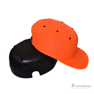 Каскетка-бейсболка защитная с вставкой из ударопрочного пластика оранжевая. Артикул: 9728. Цена от 504 р.