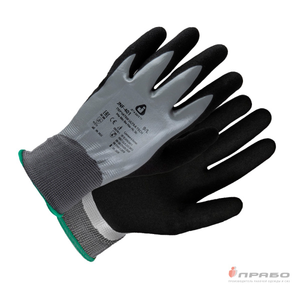 Перчатки полиэфирные с двухслойным нитриловым покрытием Jeta Safety JNF-401 Ultra Tech. Артикул: 11753. #REGION_MIN_PRICE# в г. Новосибирск
