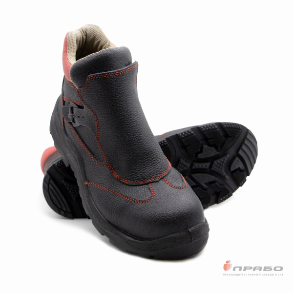 Ботинки сварщика «Барс Нитро СН» с подошвой ПУ/нитрил с КП чёрные. Артикул: Бот15. #REGION_MIN_PRICE# в г. Новосибирск