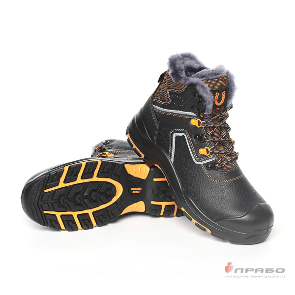 Ботинки Perfect Protection PRB4N-CKW с подошвой ПУ/нитрил, КП и АС чёрные (натуральный мех). Артикул: 9654. #REGION_MIN_PRICE# в г. Новосибирск