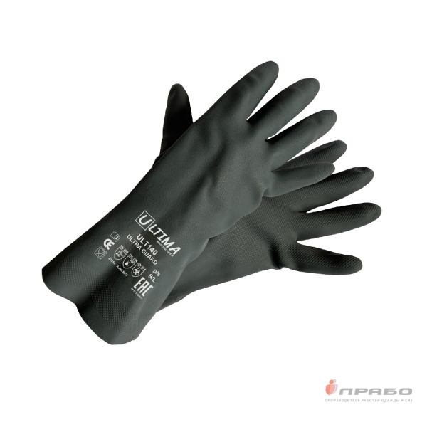 Перчатки химстойкие латексные Ultima Ultra Guard ULT140. Артикул: 11291. #REGION_MIN_PRICE# в г. Новосибирск