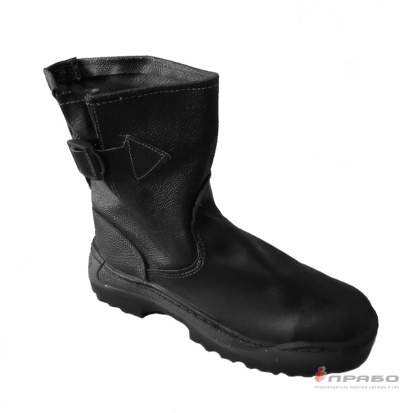 Сапоги кожаные юфть/кирза с подошвой ПУ чёрные. Артикул: Сап05. #REGION_MIN_PRICE# в г. Новосибирск